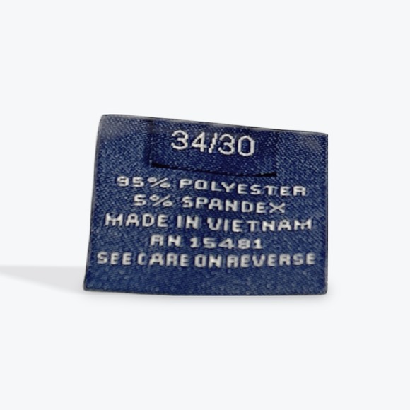 Oxford Mens 34x30 Arona-576 Light‎ Blue Woven Dress Pants Comfort Stretch New - Picture 4 of 6